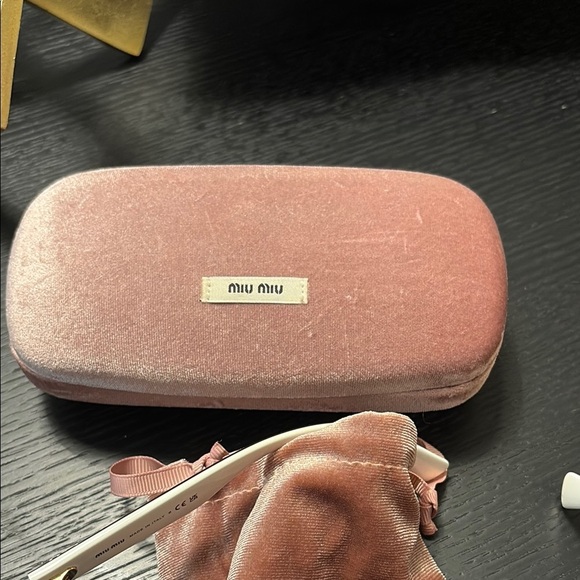 Miu Miu Black and White Sunglasses - Picture 6 of 6